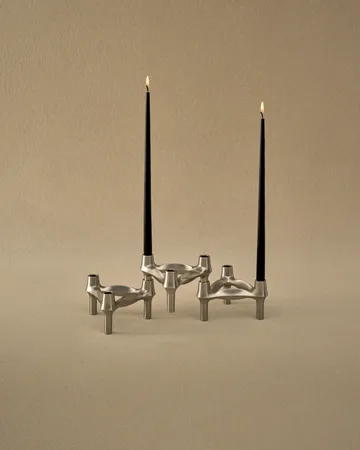 STOFF Nagel taps toelopende kaars by ester & erik 6-pack - Black - STOFF Nagel