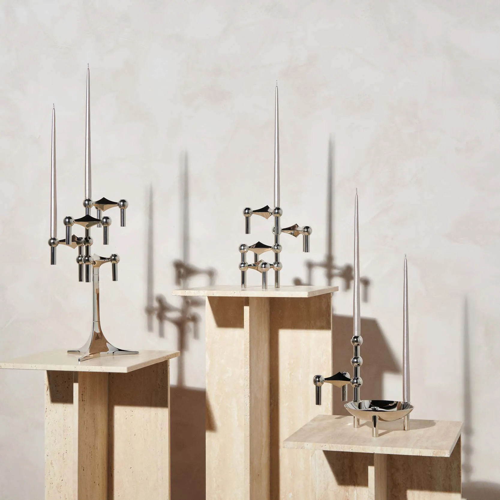 STOFF Nagel taps toelopende kaars by ester & erik 6-pack, Champagne STOFF Nagel