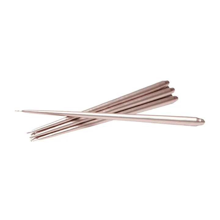 STOFF Nagel taps toelopende kaars by ester & erik 6-pack - Champagne - STOFF Nagel