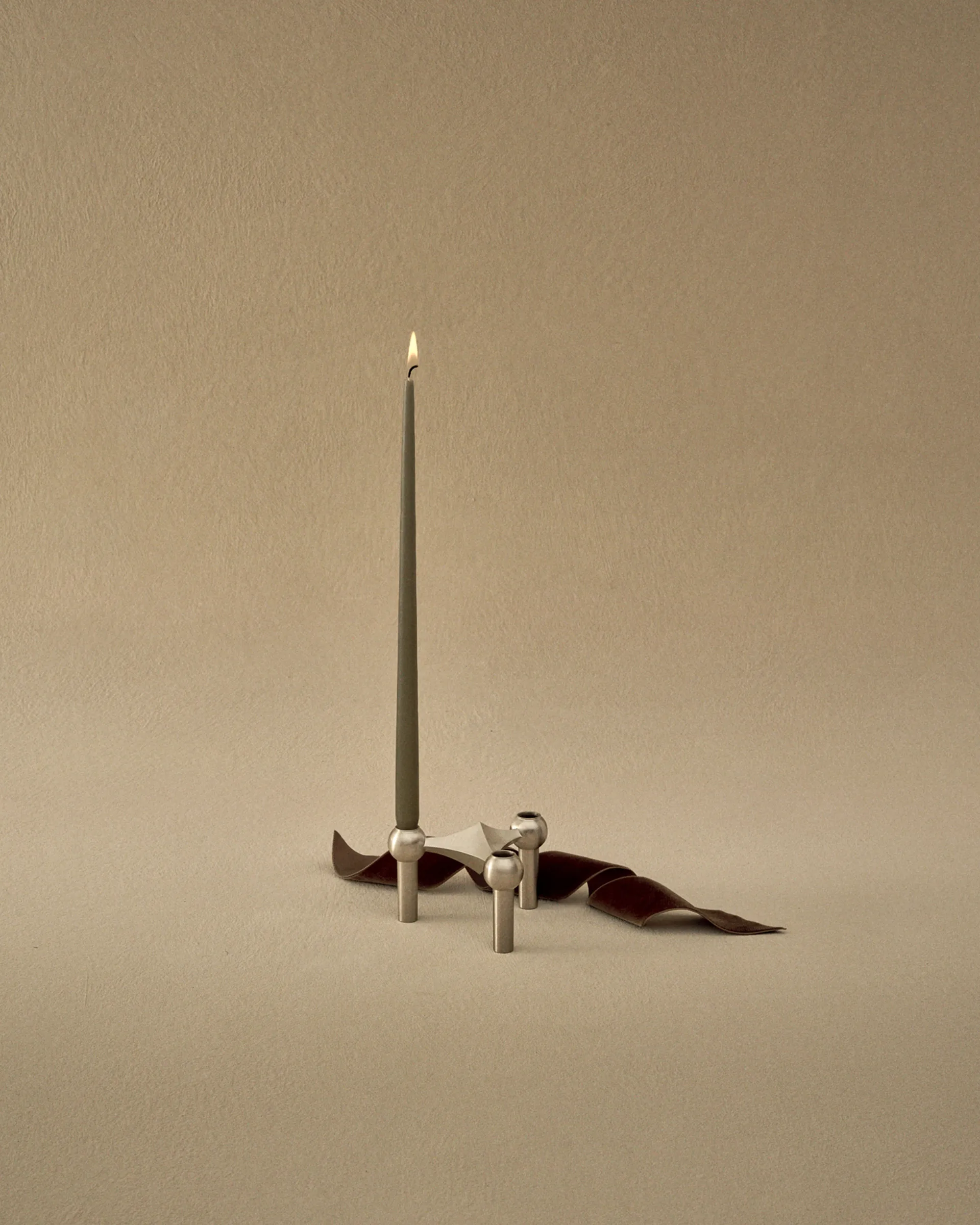 STOFF Nagel taps toelopende kaars by ester & erik 6-pack, Dusty green STOFF Nagel