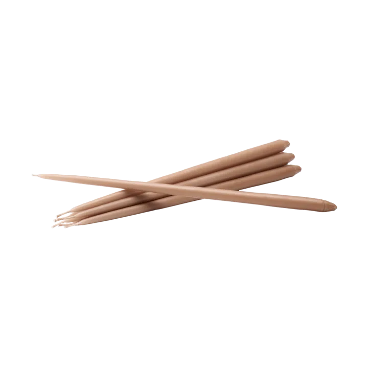STOFF Nagel taps toelopende kaars by ester & erik 6-pack - Dusty rose - STOFF Nagel