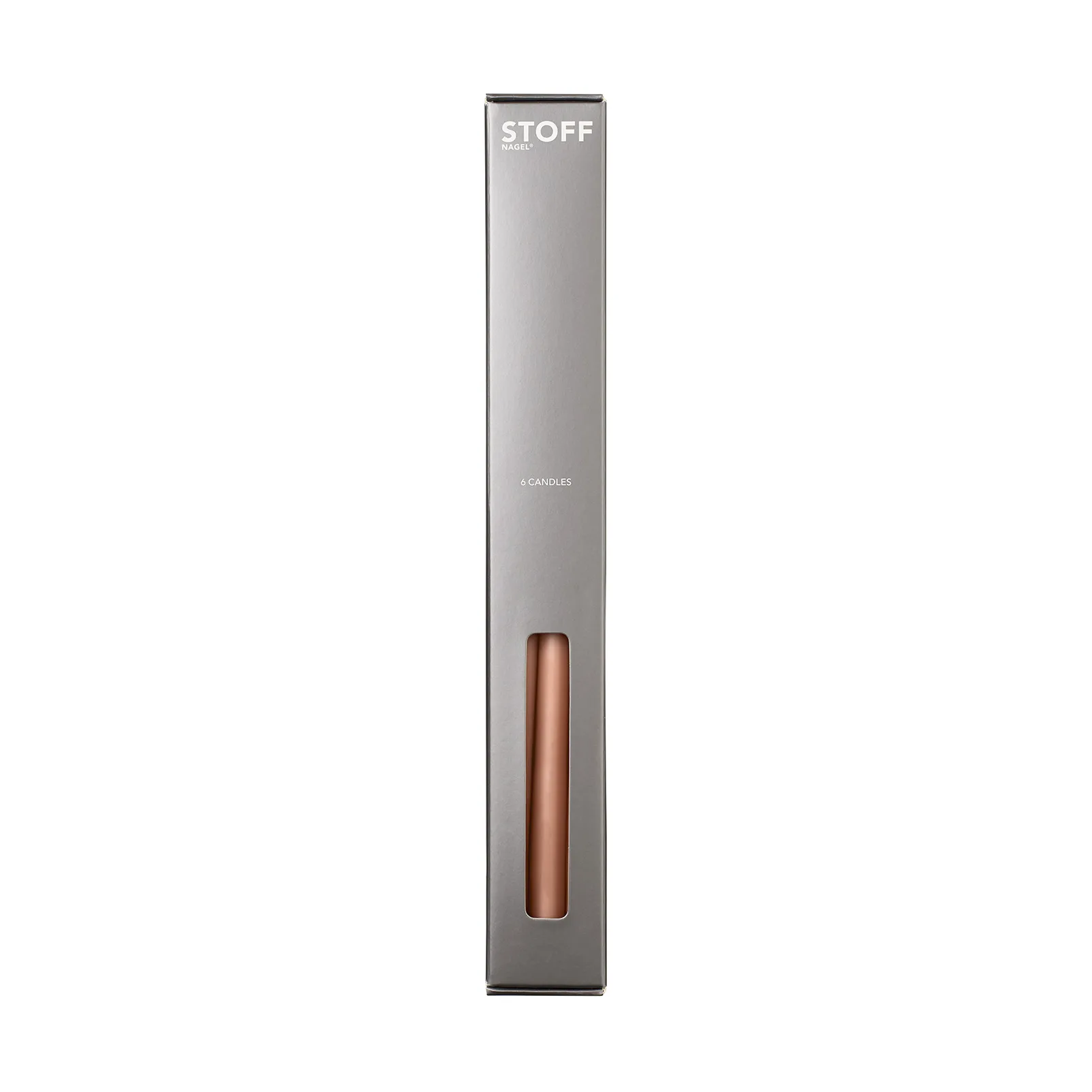 STOFF Nagel taps toelopende kaars by ester & erik 6-pack, Dusty rose STOFF Nagel