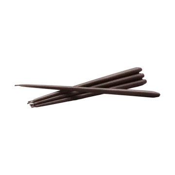 STOFF Nagel taps toelopende kaars by ester & erik 6-pack - Espresso - STOFF Nagel