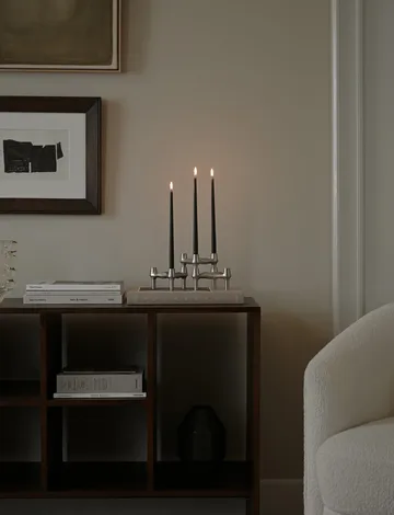 STOFF Nagel taps toelopende kaars by ester & erik 6-pack - Espresso - STOFF Nagel