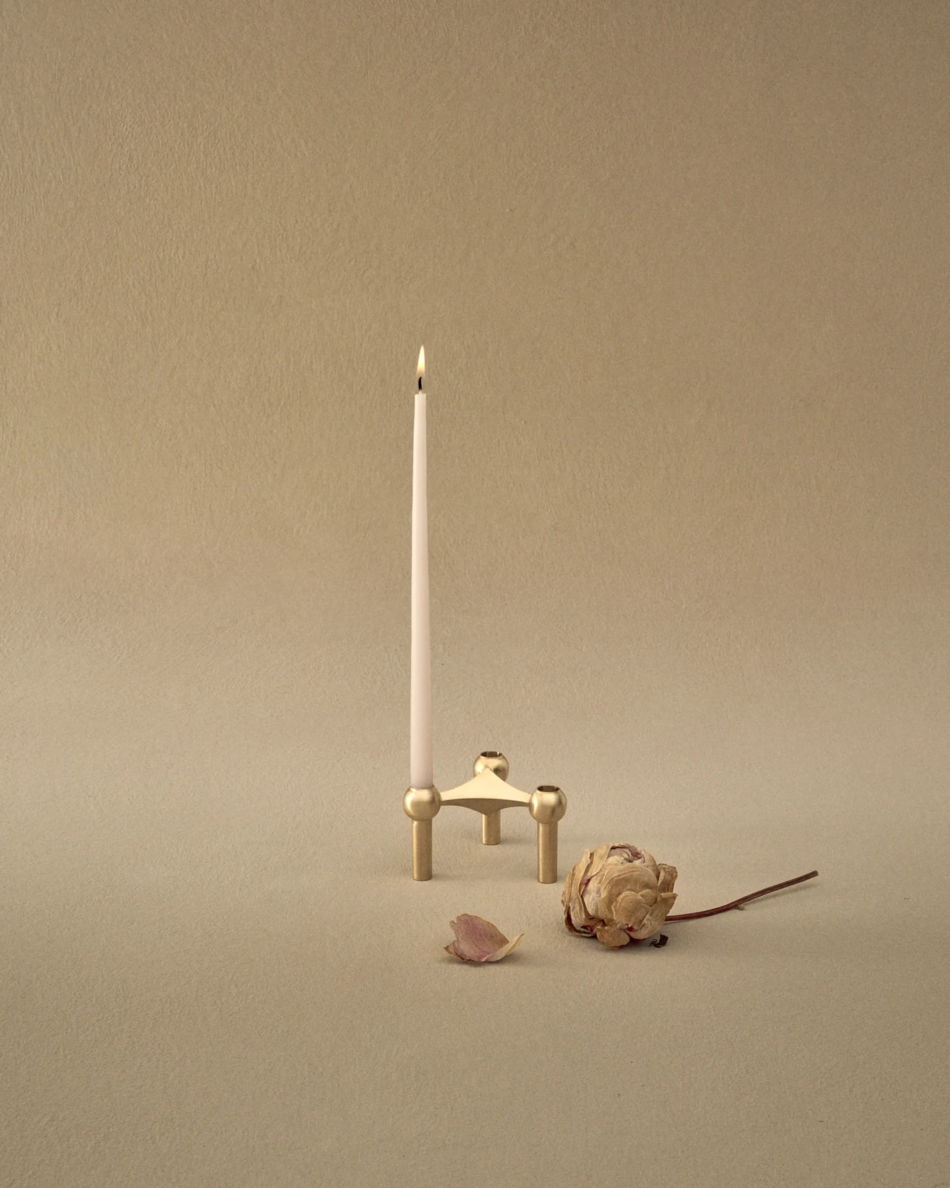 STOFF Nagel taps toelopende kaars by ester & erik 6-pack, Mellow pink STOFF Nagel