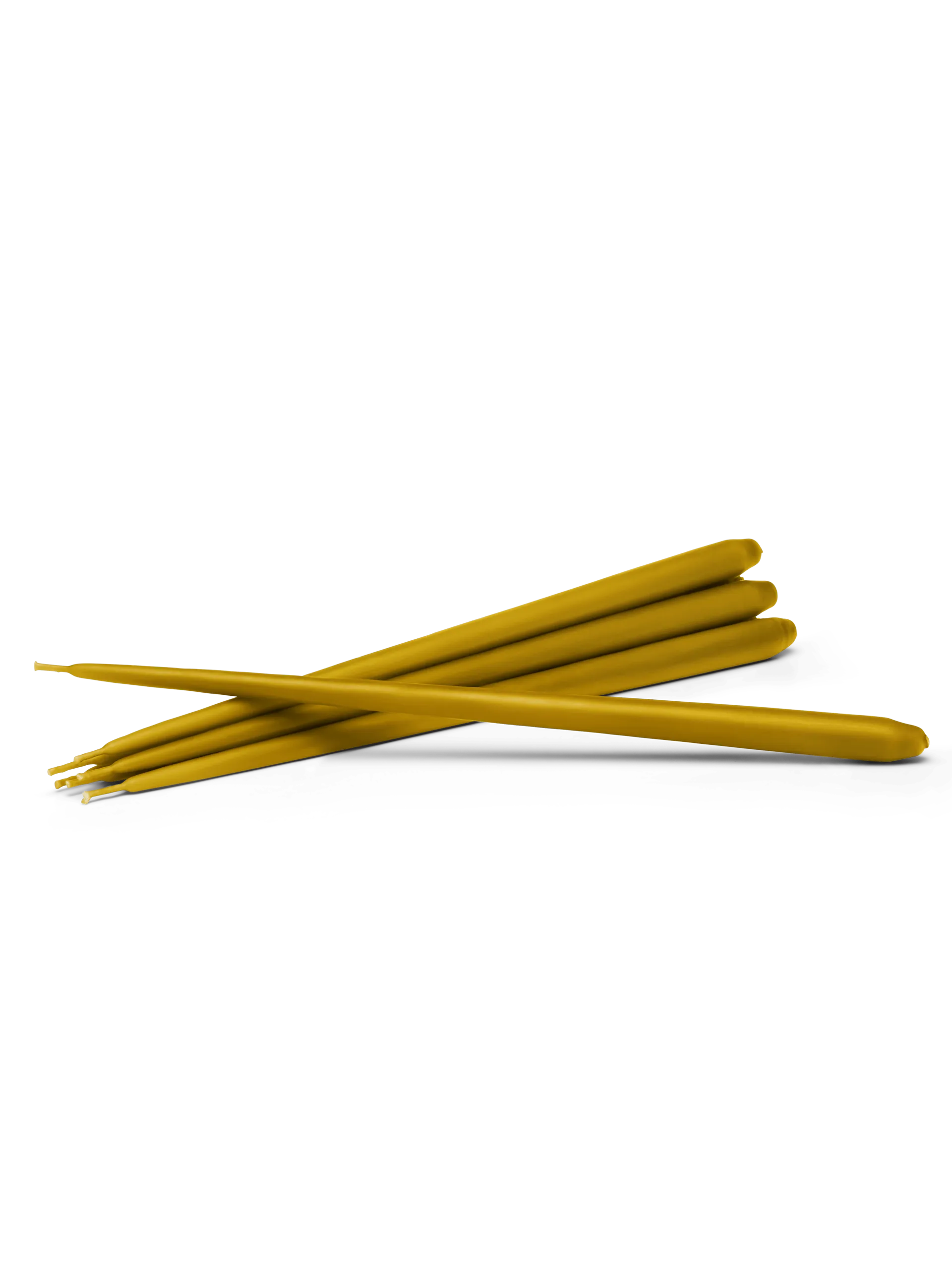 STOFF Nagel taps toelopende kaars by ester & erik 6-pack, Mustard STOFF Nagel
