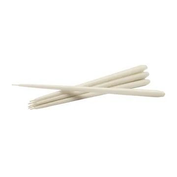 STOFF Nagel taps toelopende kaars by ester & erik 6-pack - Off-white - STOFF Nagel