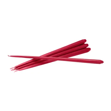STOFF Nagel taps toelopende kaars by ester & erik 6-pack - Red - STOFF Nagel
