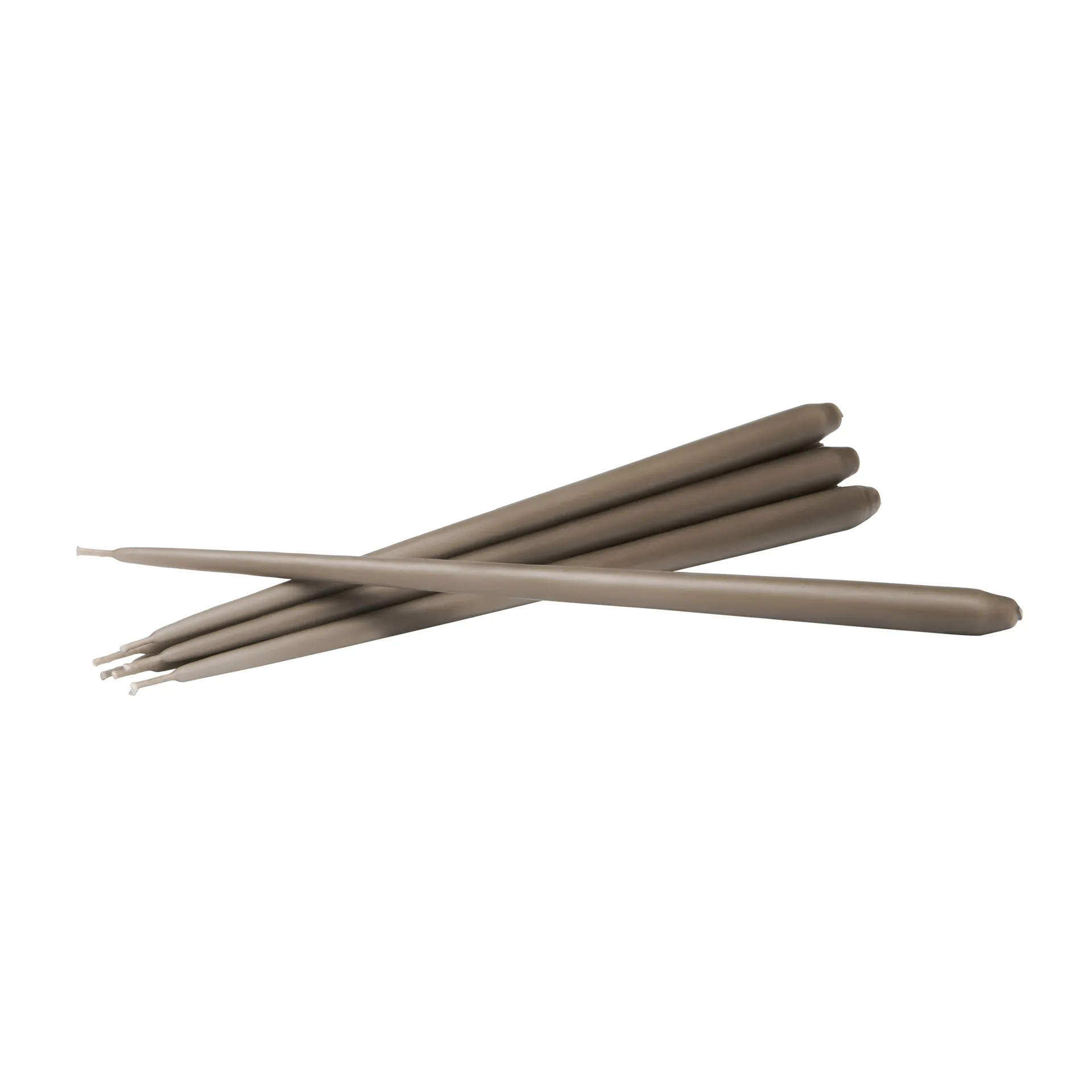 STOFF Nagel taps toelopende kaars by ester & erik 6-pack, Taupe STOFF Nagel