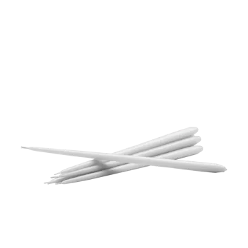 STOFF Nagel taps toelopende kaars by ester & erik 6-pack - Wit - STOFF Nagel