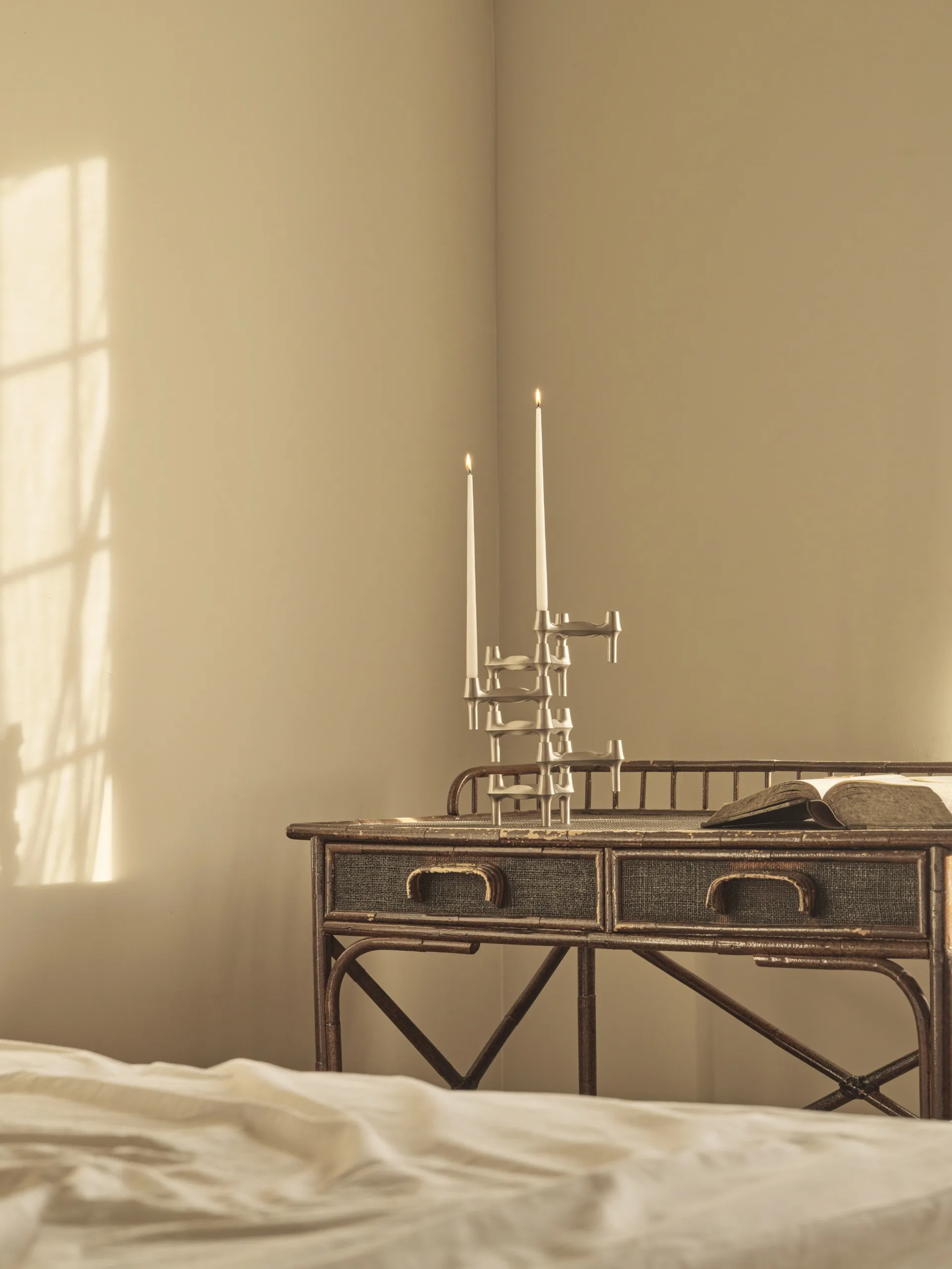 STOFF Nagel taps toelopende kaars by ester & erik 6-pack, Wit STOFF Nagel