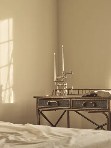 STOFF Nagel taps toelopende kaars by ester & erik 6-pack - Wit - STOFF Nagel