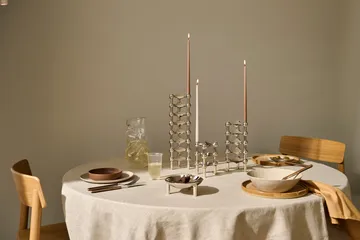STOFF Nagel taps toelopende kaars by ester & erik 6-pack - Zacht bruin - STOFF Nagel