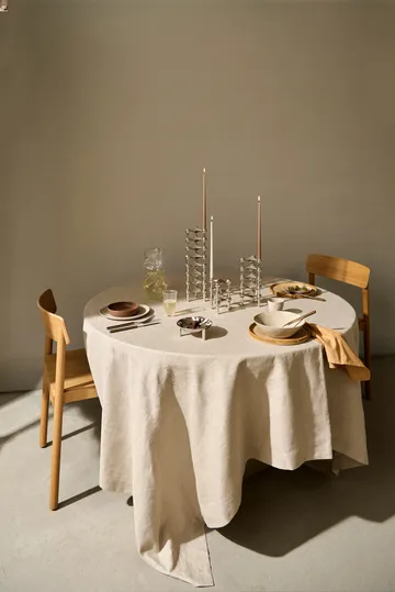STOFF Nagel taps toelopende kaars by ester & erik 6-pack - Zacht bruin - STOFF Nagel