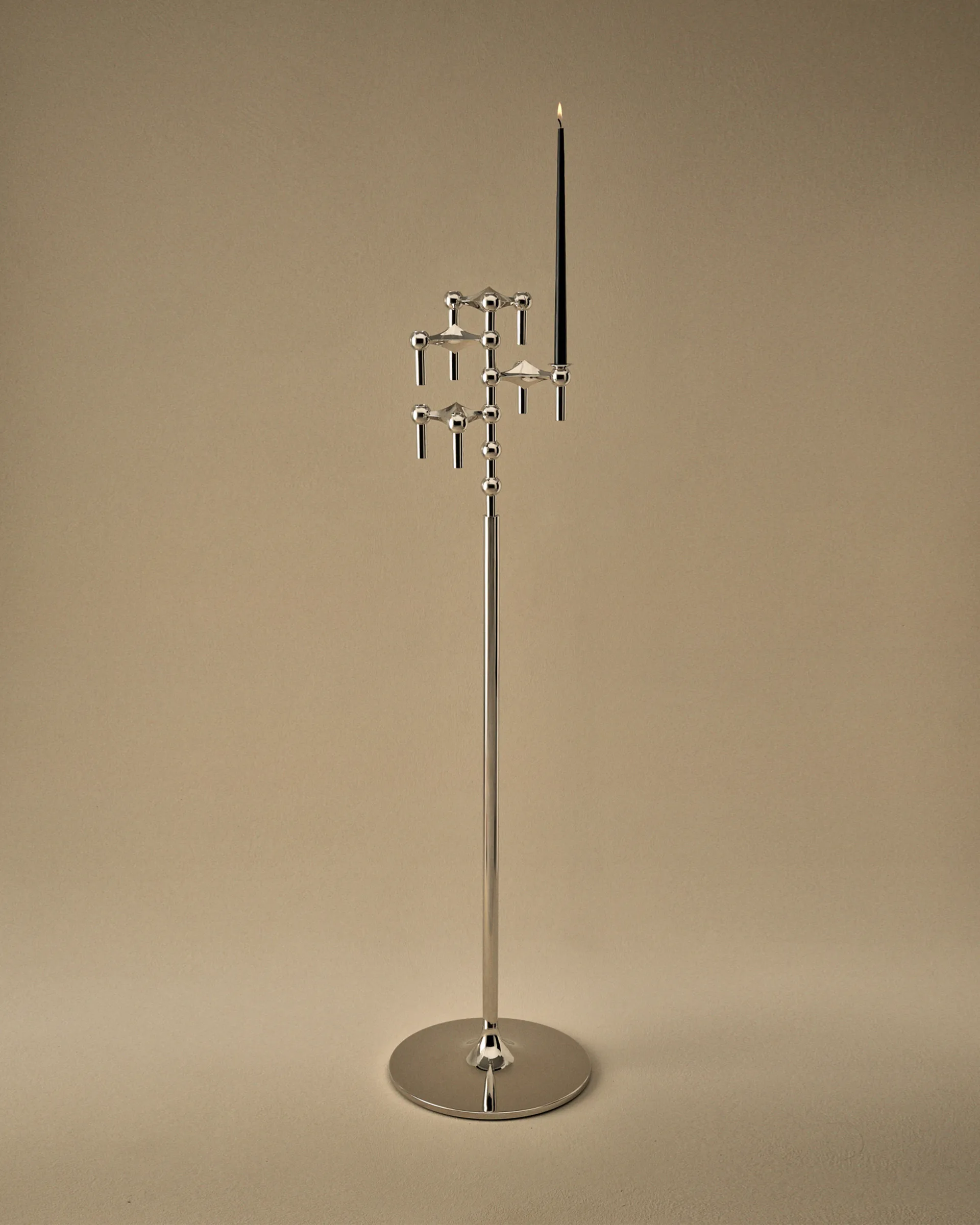 STOFF Nagel vloerstandaard 70 cm, Chrome STOFF Nagel