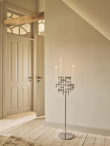 STOFF Nagel vloerstandaard 70 cm - Chrome - STOFF Nagel