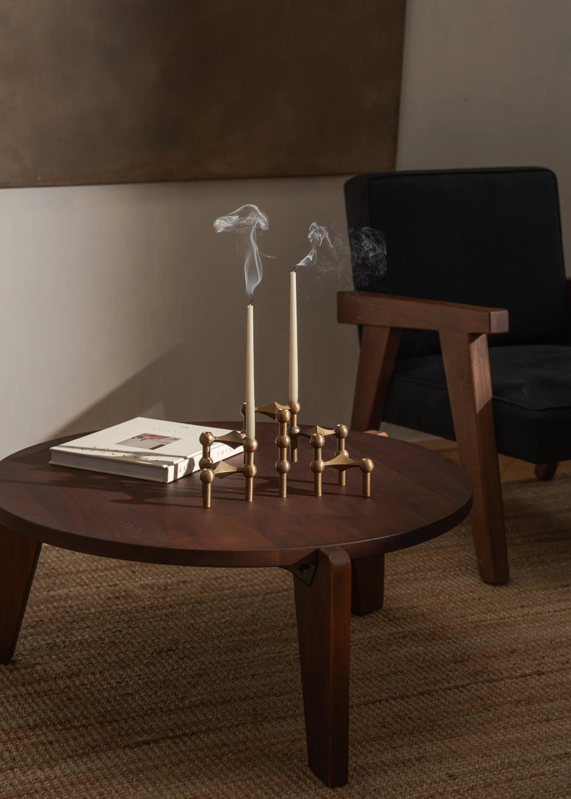 STOFF antieke kaarsen by ester & erik large 4-pack, Off-white STOFF