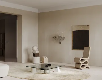 STOFF Nagel kandelaar 2-delig - Chroom - undefined - STOFF