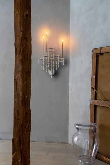 STOFF Nagel kandelaar 2-delig - Chroom - undefined - STOFF