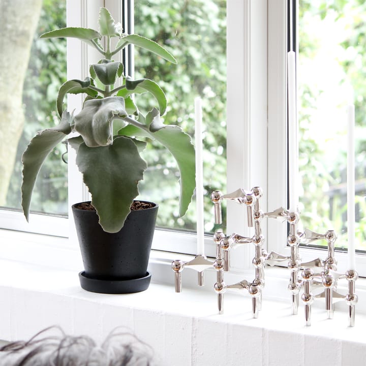 STOFF Nagel kandelaar 3-pack, chroom STOFF
