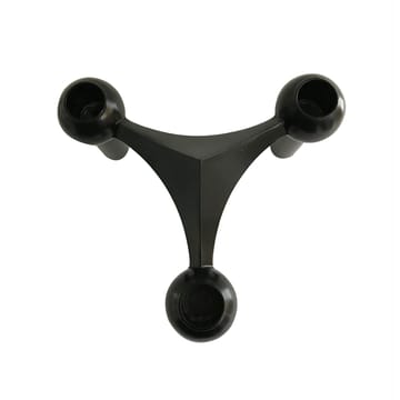 STOFF Nagel kandelaar 3-pack - zwart - STOFF