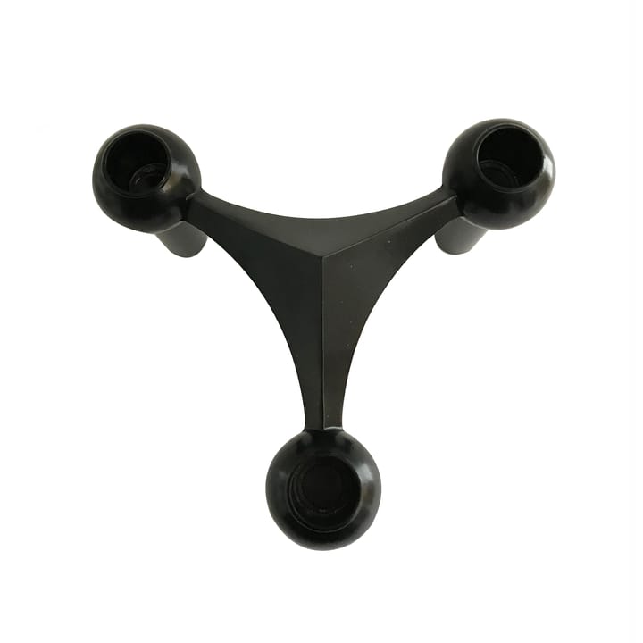STOFF Nagel kandelaar 3-pack, zwart STOFF