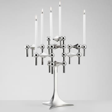STOFF Nagel kandelaar - Chroom - STOFF