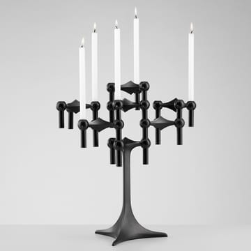 STOFF Nagel kandelaar - Zwart - STOFF