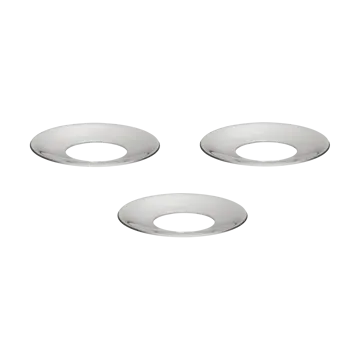 STOFF Nagel lichte manchet 3-pack - Chroom - STOFF