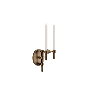 STOFF Nagel muurkandelaar - Bronzed brass - STOFF