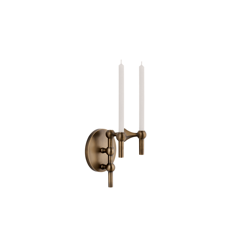 STOFF Nagel muurkandelaar, Bronzed brass STOFF