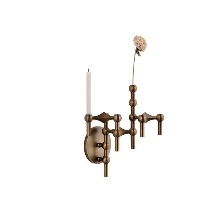 STOFF Nagel muurkandelaar, Bronzed brass STOFF