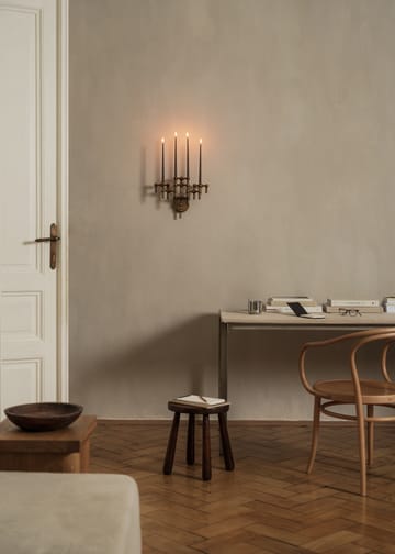 STOFF Nagel muurkandelaar - Bronzed brass - STOFF