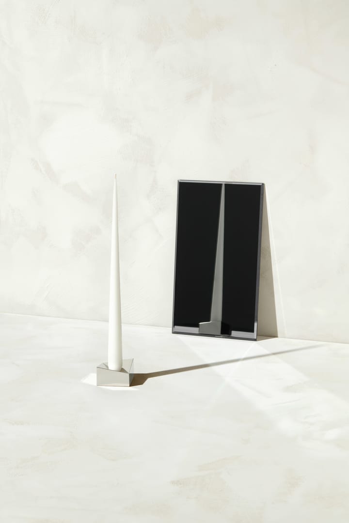 STOFF Nagel reflect kandelaar large 3,2 cm, Chroom STOFF