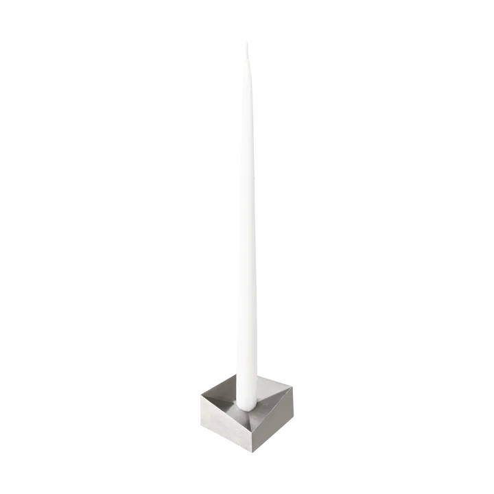 STOFF Nagel reflect kandelaar small 2,7 cm - Geborsteld chroom - STOFF