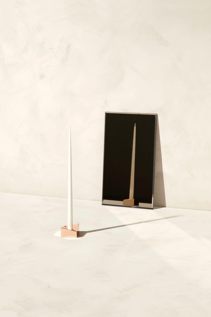 STOFF Nagel reflect kandelaar small 2,7 cm, Roségoud STOFF