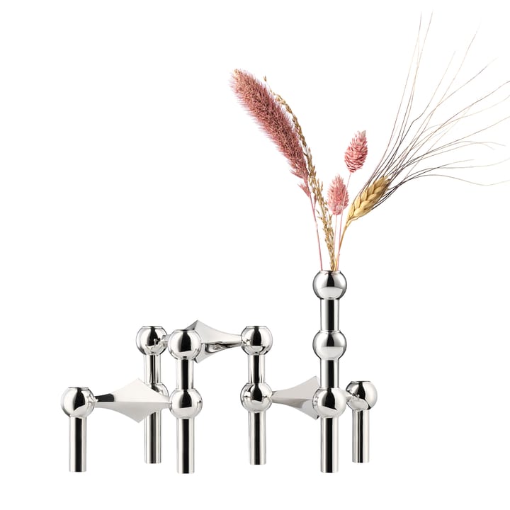 STOFF Nagel vaas, Chroom STOFF