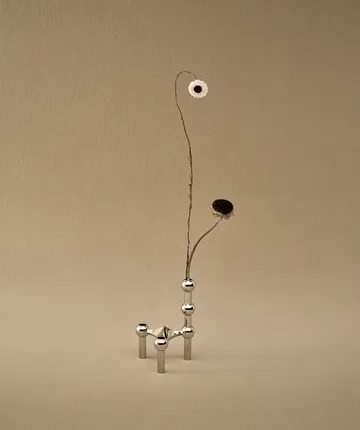 STOFF Nagel vaas - Chroom - STOFF