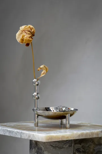 STOFF Nagel vaas - Chroom - STOFF