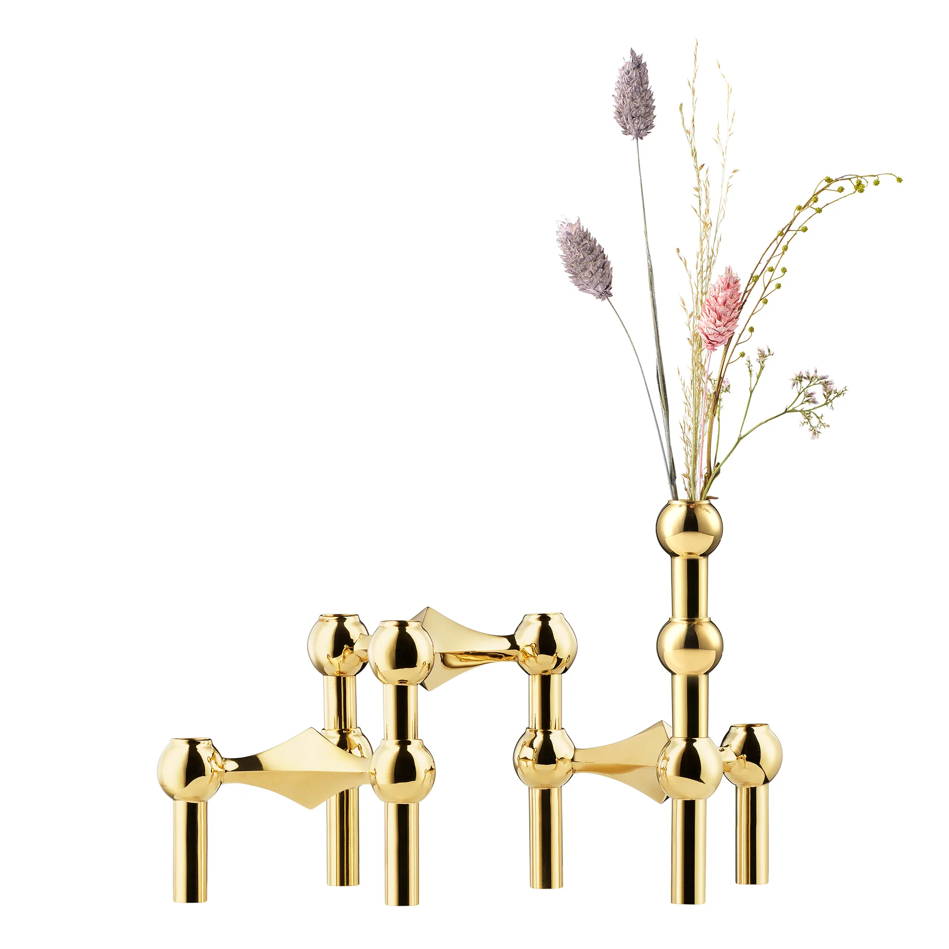 STOFF Nagel vaas, Messing STOFF