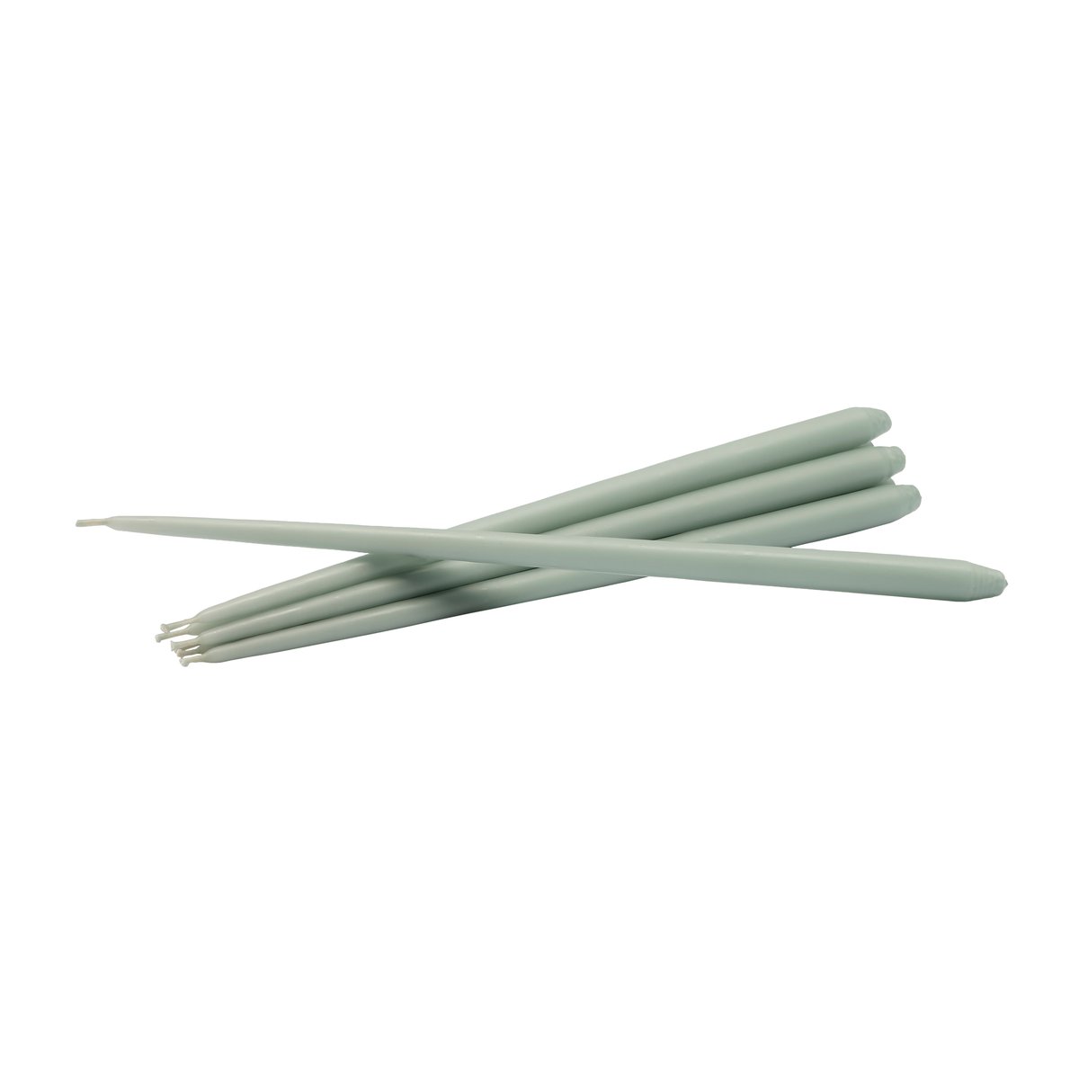 STOFF taps toelopende kaars by ester & erik 6-pack Dusty mint