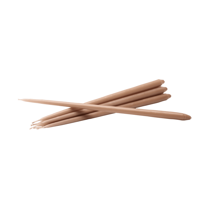 STOFF taps toelopende kaars by ester & erik 6-pack - Dusty rose - STOFF
