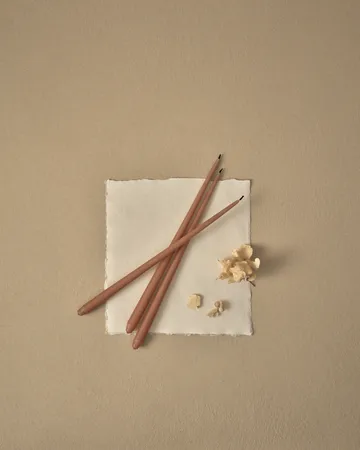 STOFF taps toelopende kaars by ester & erik 6-pack - Dusty rose - STOFF