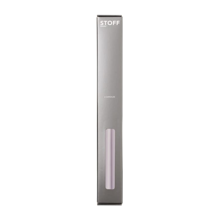 STOFF taps toelopende kaars by ester & erik 6-pack, Light lavender STOFF