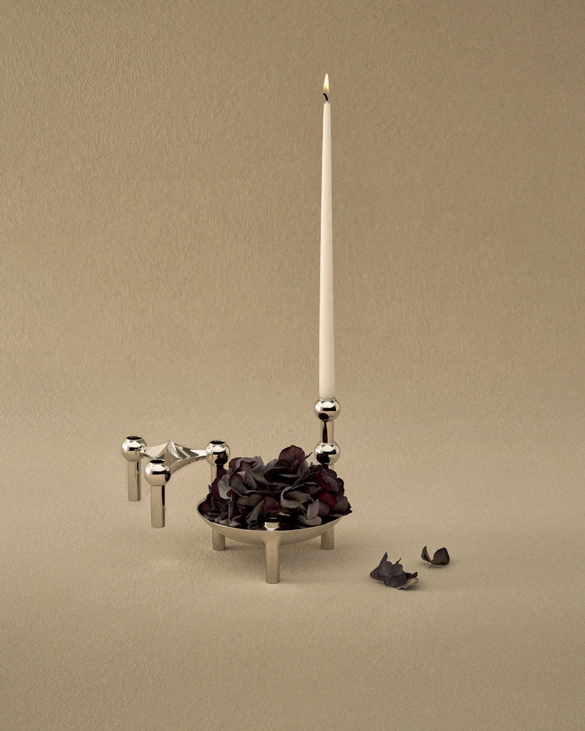 STOFF taps toelopende kaars by ester & erik 6-pack, Off-white STOFF