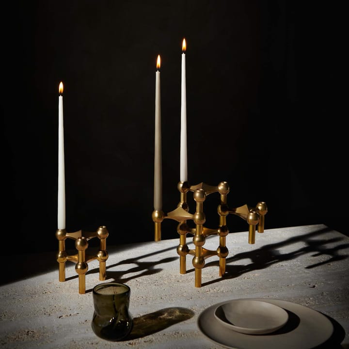 STOFF taps toelopende kaars by ester & erik 6-pack, Taupe STOFF