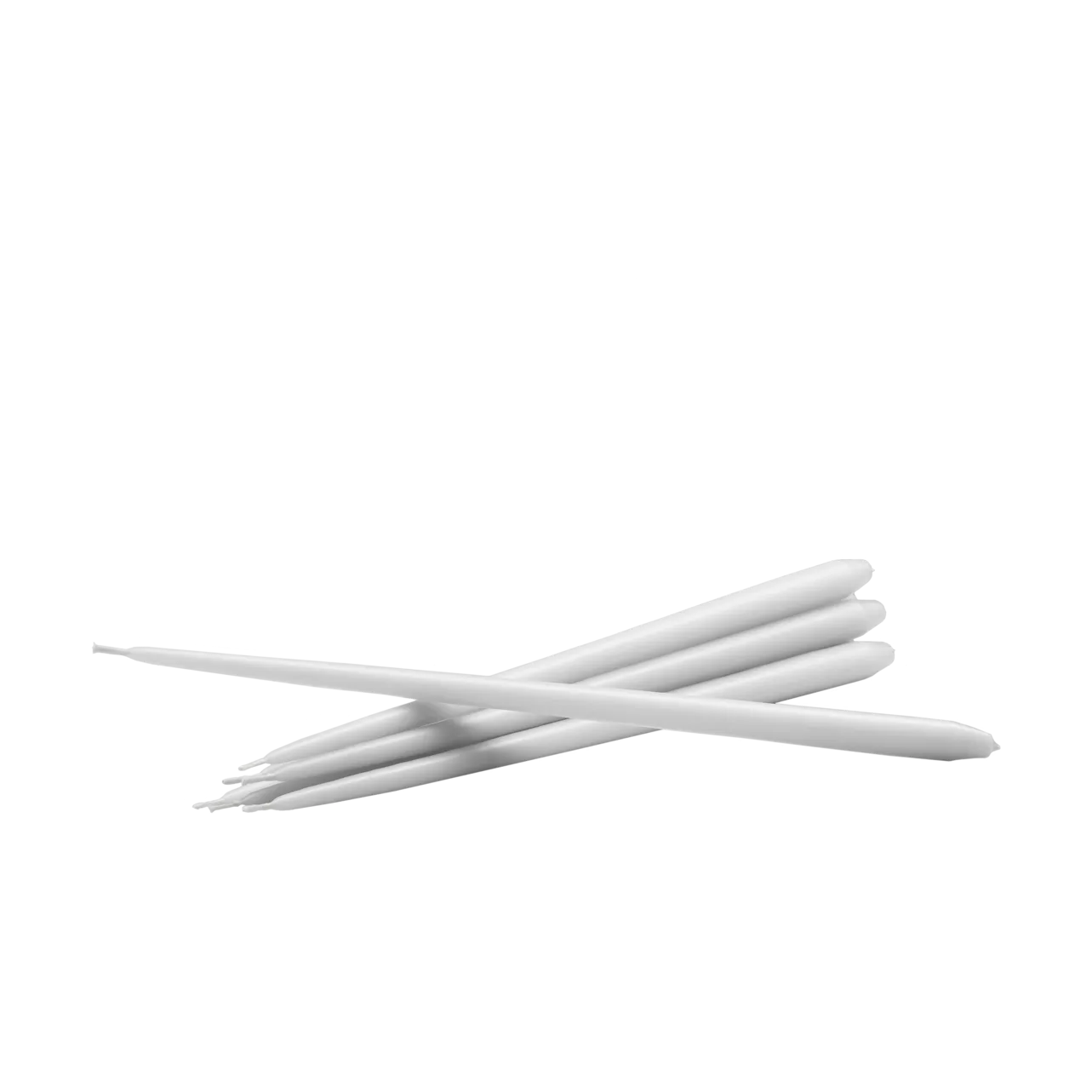 STOFF taps toelopende kaars by ester & erik 6-pack, Wit STOFF