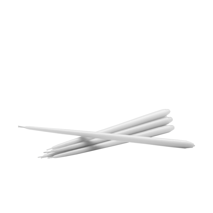 STOFF taps toelopende kaars by ester & erik 6-pack - Wit - STOFF