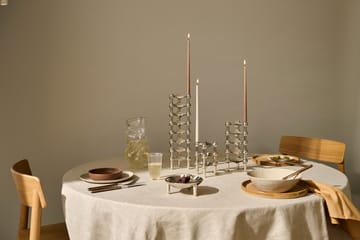 STOFF taps toelopende kaars by ester & erik 6-pack - Zacht bruin - STOFF