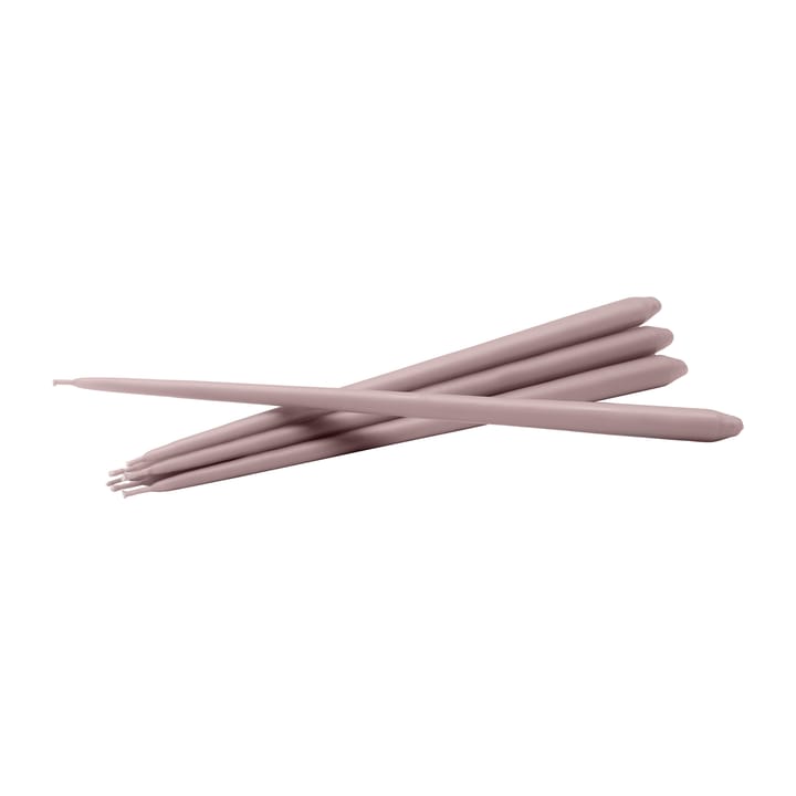 STOFF taps toelopende kaars door ester & erik 6-pack - Soft rose - STOFF